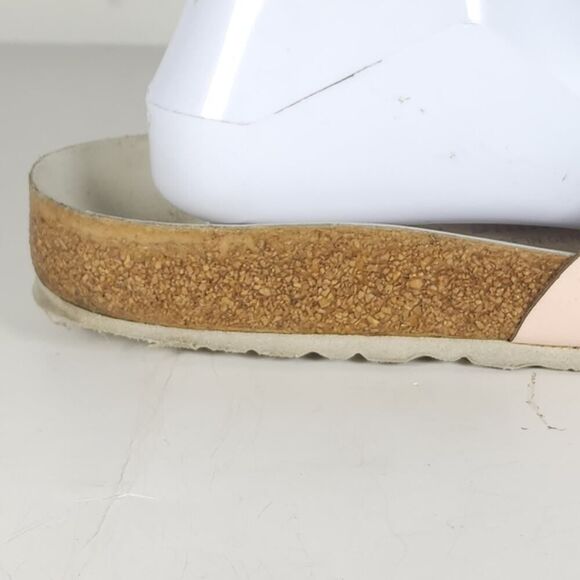 Birkenstock Women's Madrid Big Buckle EU41 US10 Leather Light Pink Slide Sandals - Picture 16 of 16